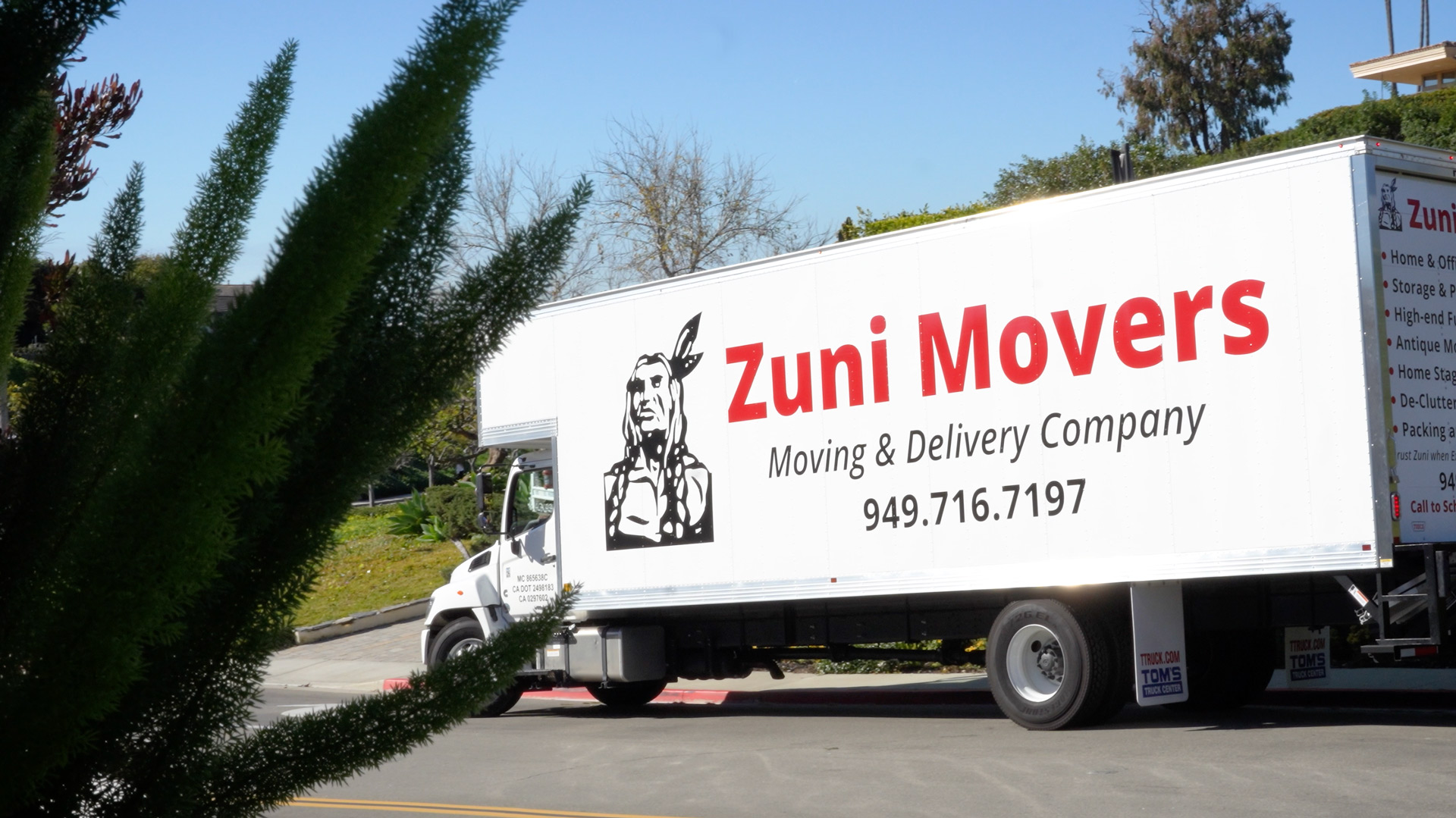 Zuni Movers Moving Truck